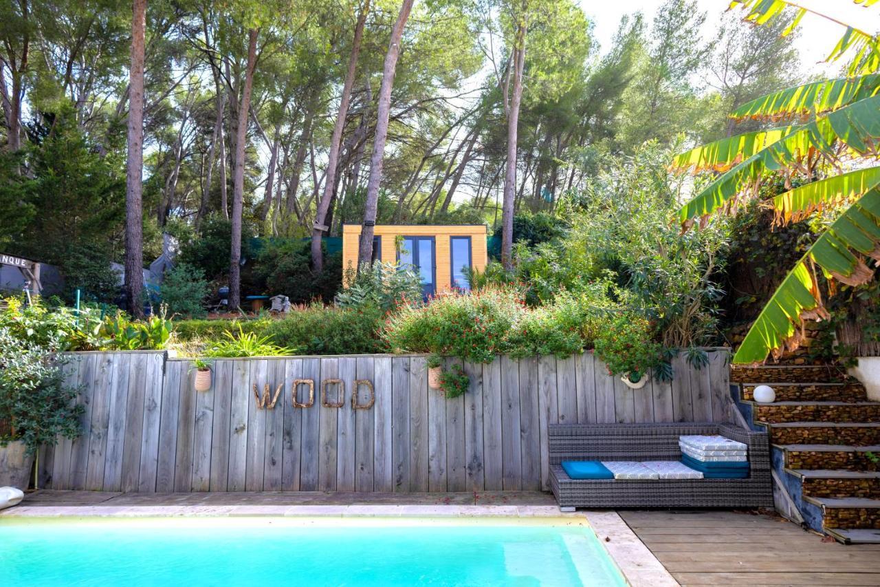 Charmant Studio Lodge Climatise Avec Jardin Et Vue Sur Le Pic Saint Loup Jacou Exterior photo